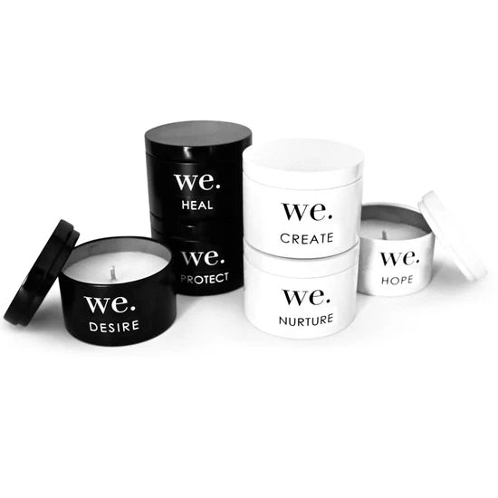 We Travel Tin Candle